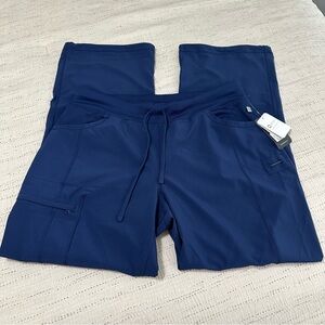 Navy Straight Leg Women's Scrub Pants